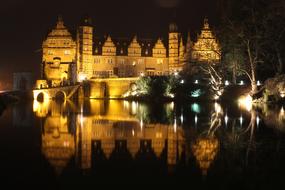 Illuminated Night river