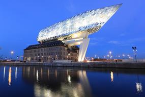 Belgium Antwerp Office and river