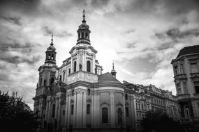 St Nicholas Church monochrome