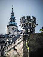 beautiful historic castle in France