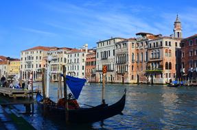 view of a traditional street in venice
