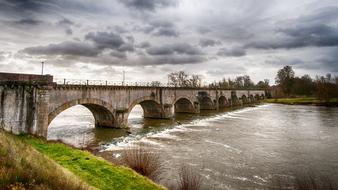 France Burgundy Digoin river