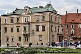 Wawel architectural complex in Krakow