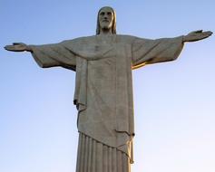 Rio De Janeiro Cristo Redentor statue sky