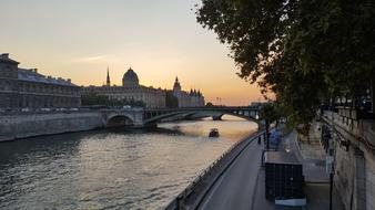 cityscape of River under Bridge