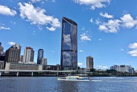 Skyscraper Brisbane and river