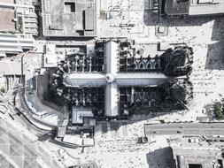 perfect Cologne Cathedral Aerial View