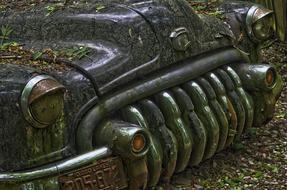 Cemetery Oldtimer green