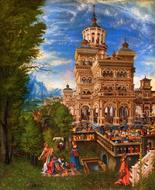 middle ages art oil