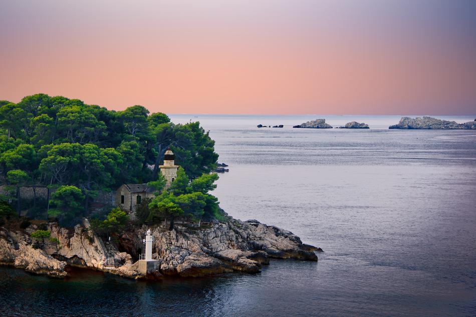 island Sea Sunset