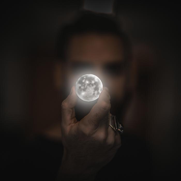 Moon in hands