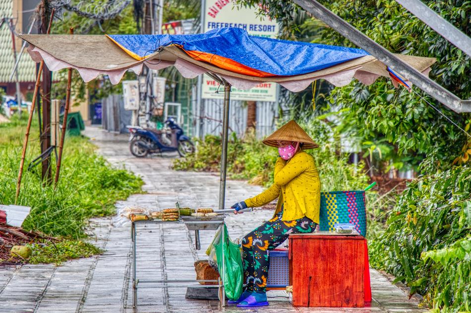 Vietnam Eating street