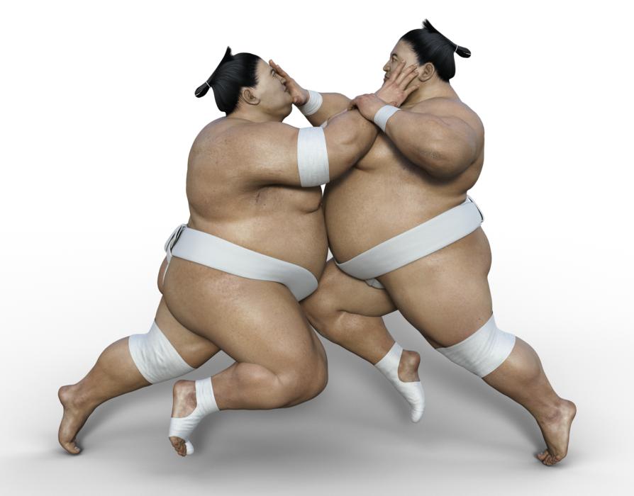 clipart of sumoringer athlete competition