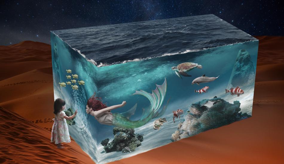 Background Art Fantasy aquarium