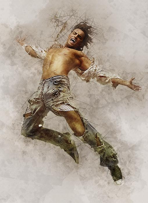watercolor free dancer