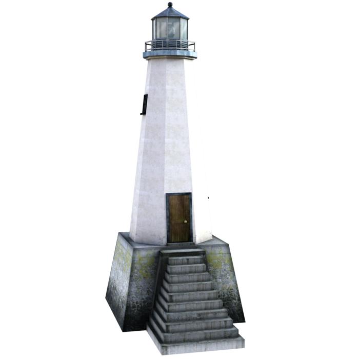 lighthouse ocean grey