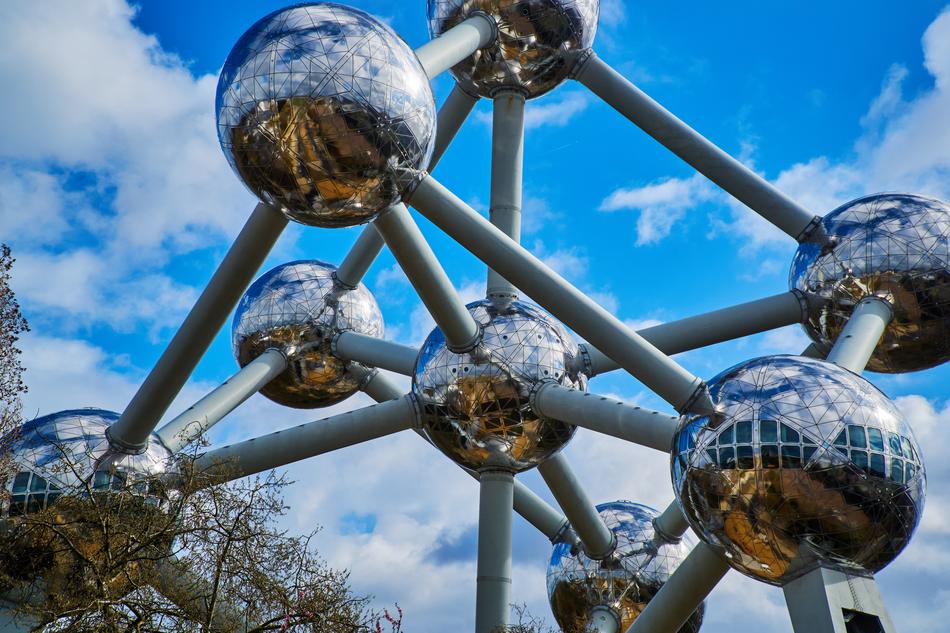 Atomium - one of the main attractions and a symbol of Brussels