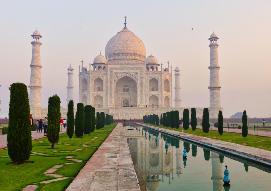beautiful Taj Mahal in India