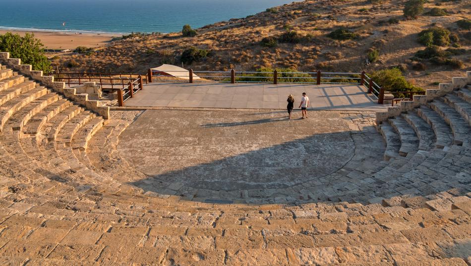 Kourion Amphitheater In Cyprus