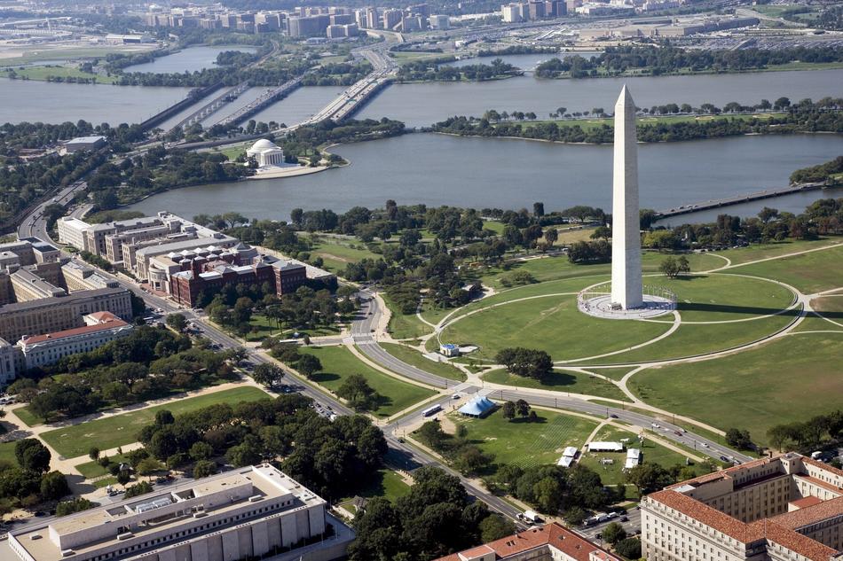 Jefferson memorial in Washington, US