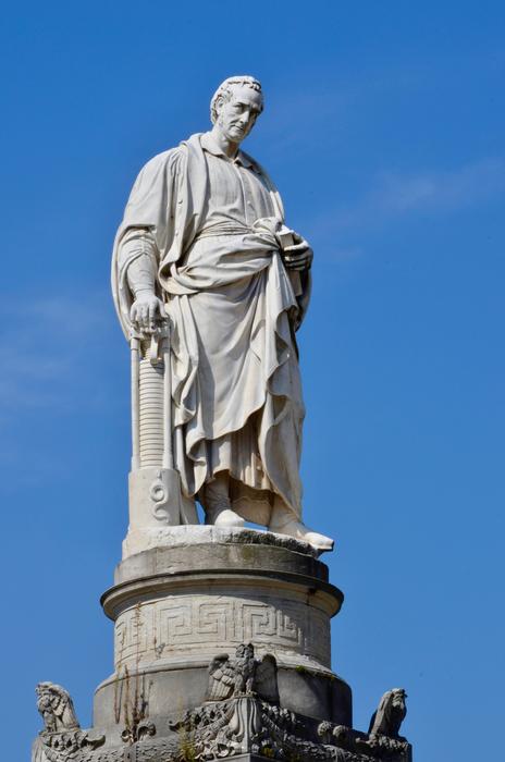 Alessandro Volta monument in Como
