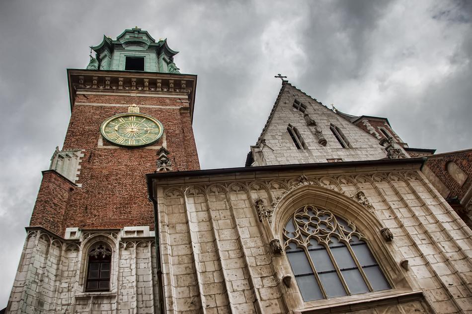 historic architecture of the wawel castle