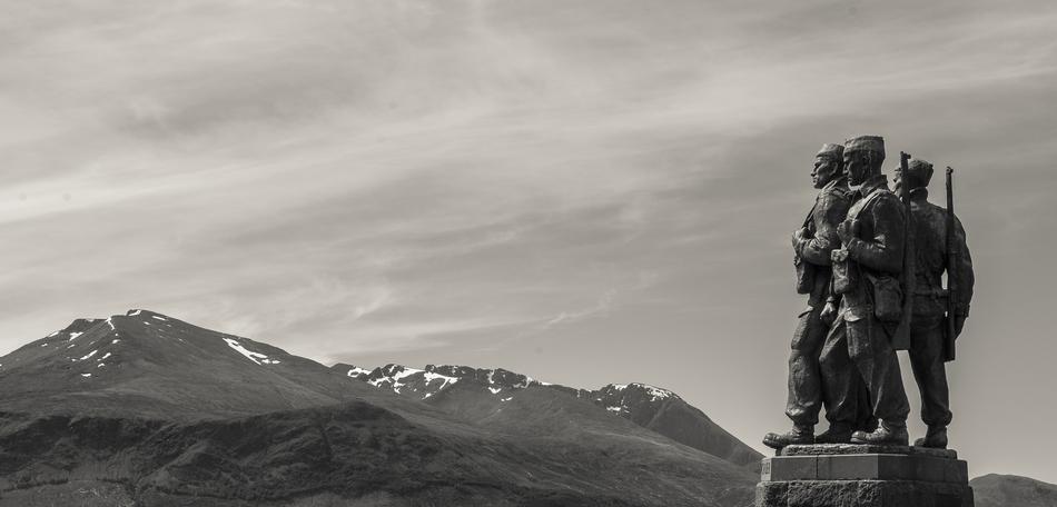 Commando Memorial Monument in Scotland