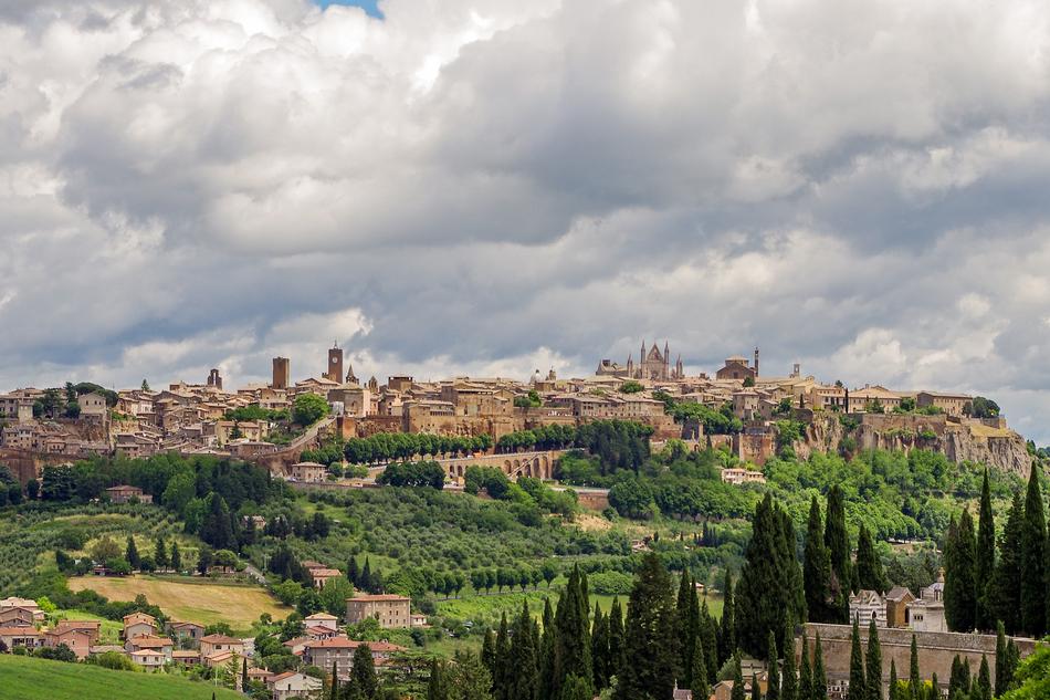 view of the medieval city