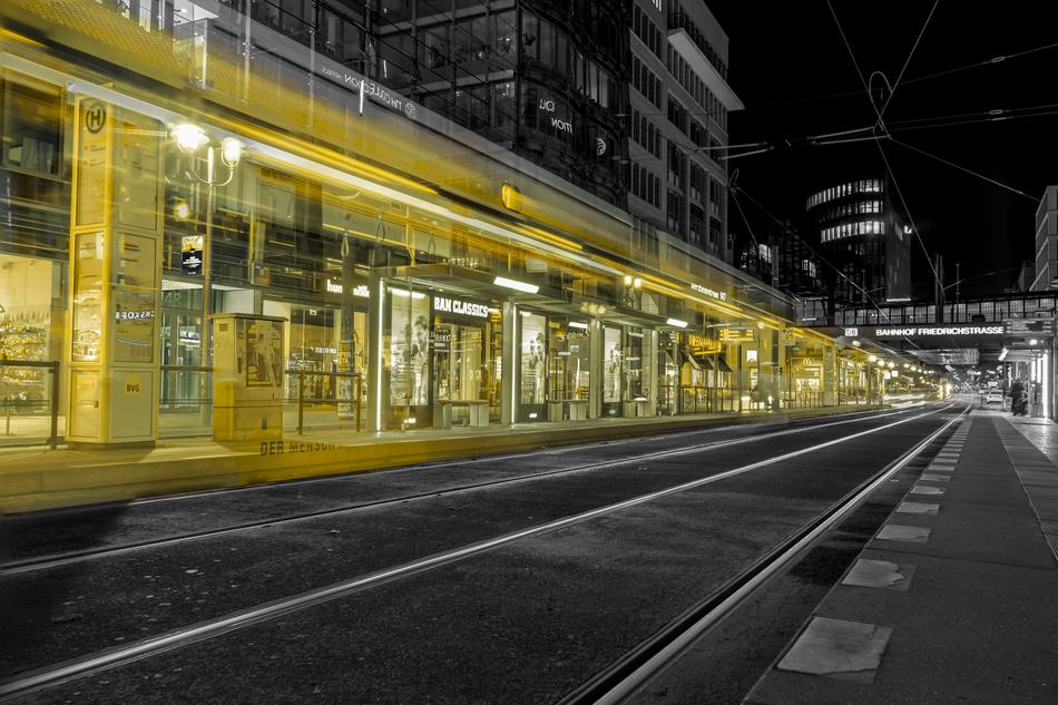 city at night in Berlin