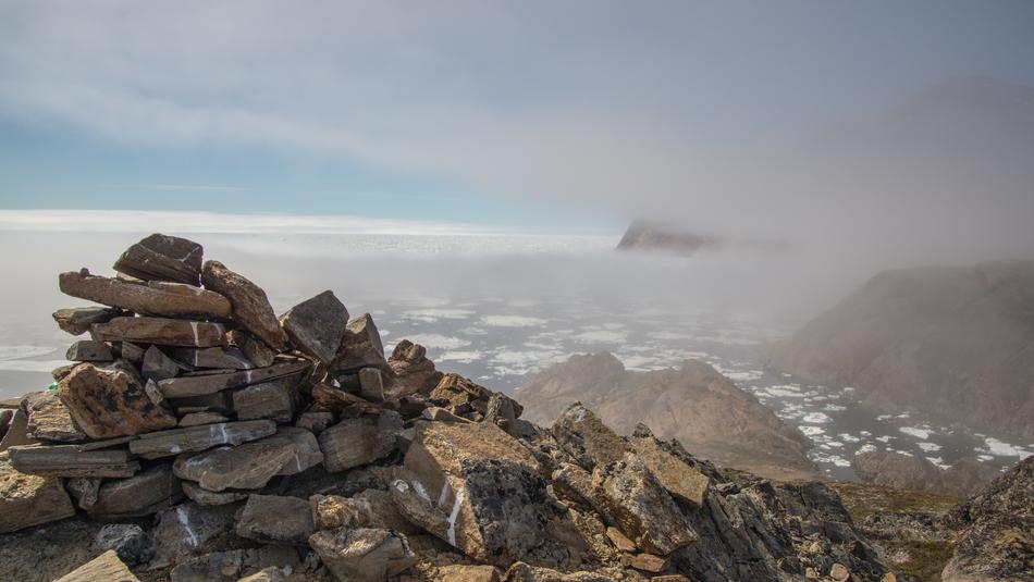 Cairn Stones Pile sea