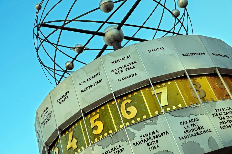 Artwork Places clock