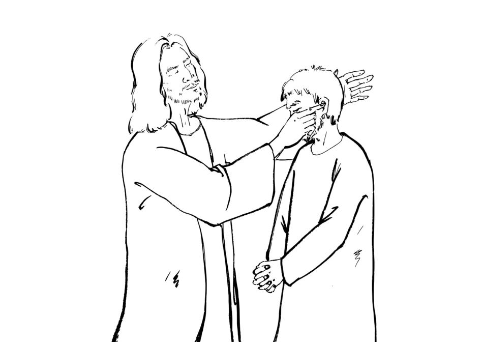 jesus mark bible christian drawing