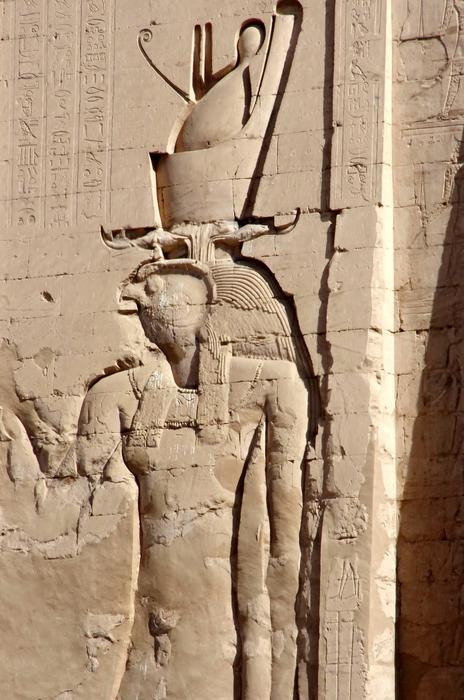 monument in edfu in Egypt