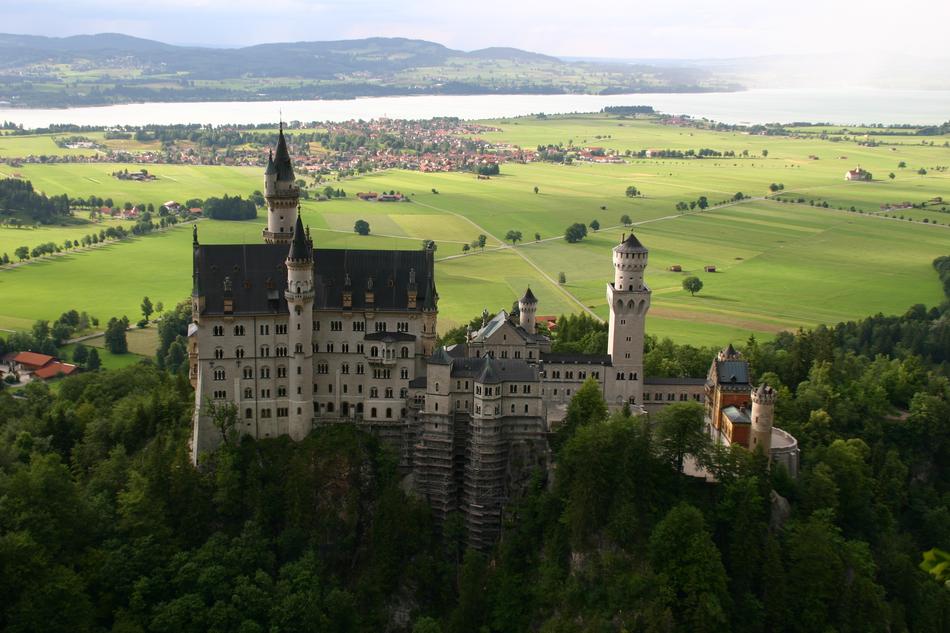 very beautiful Neuschwanstein Castle