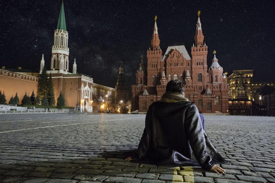 Red Square person Sitting