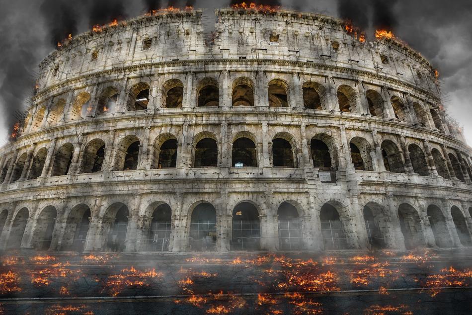 Colosseum fire