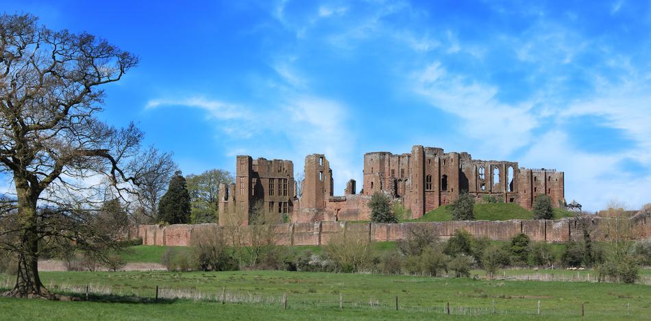 medieval castle in the Midlands, England