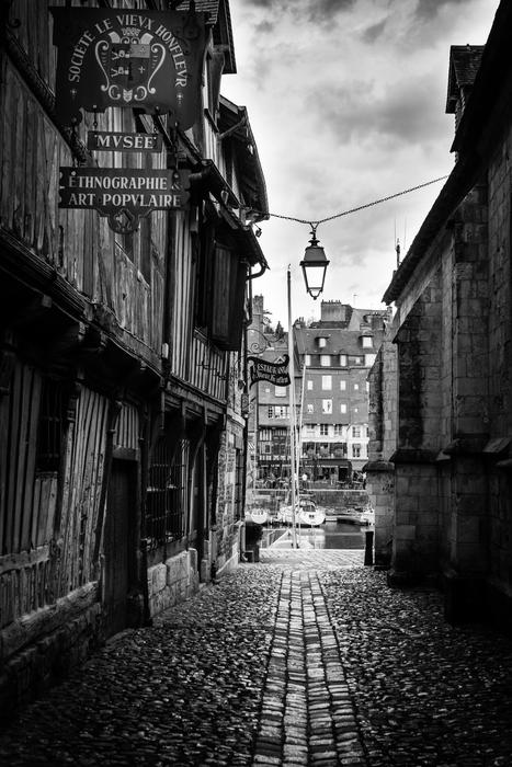 Honfleur Normandy street