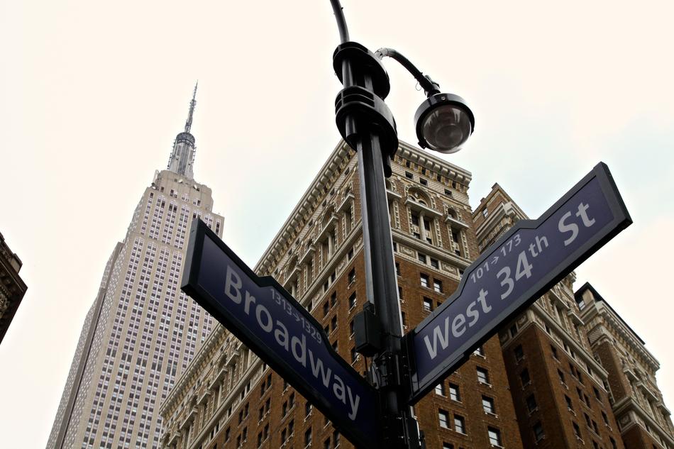 Manhattan 34Th sign