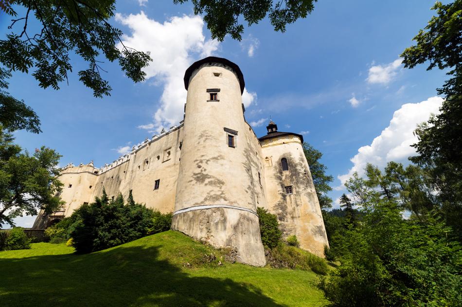 unusually beautiful Castle Top Poland
