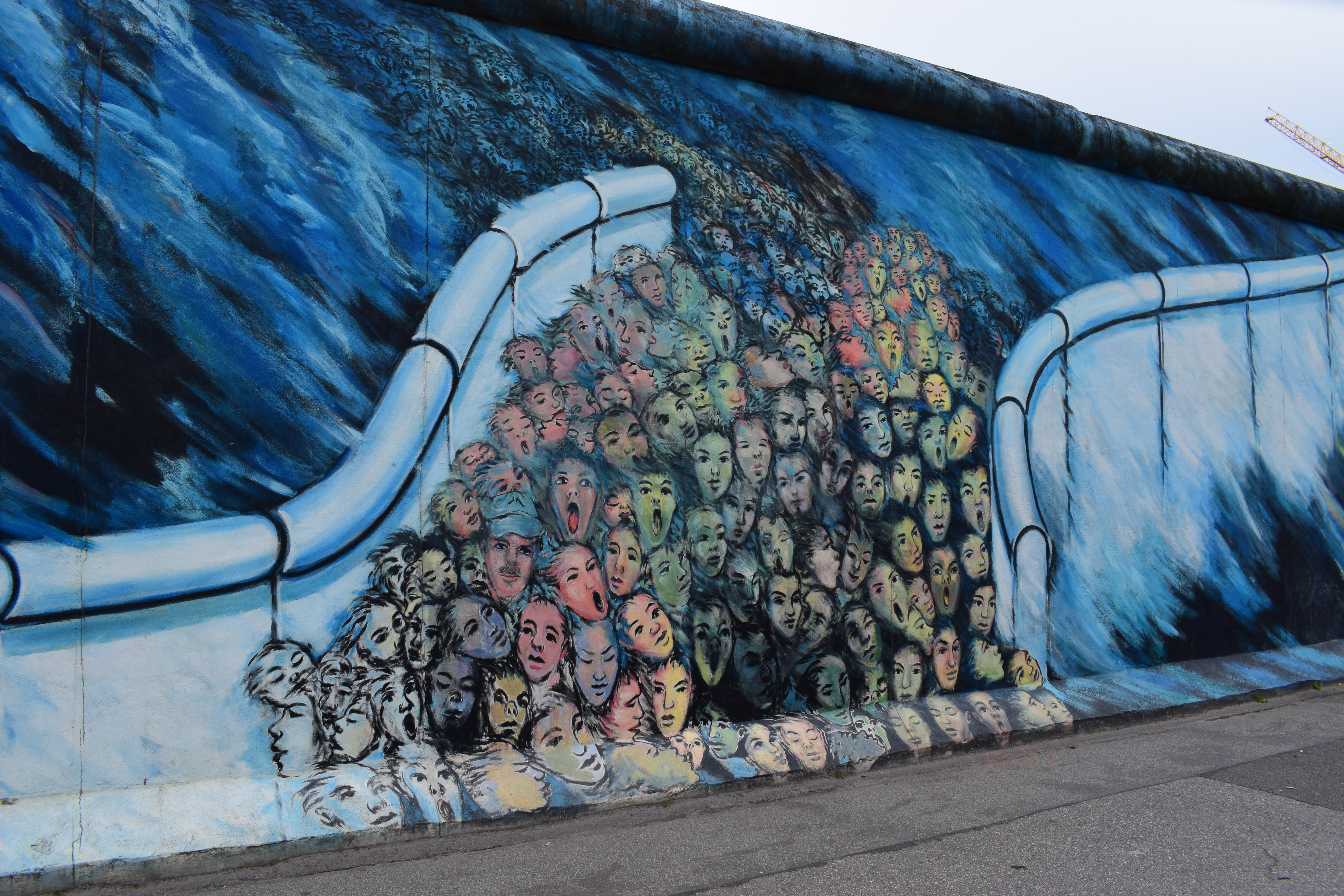 Берлинская стена граффити Берлин