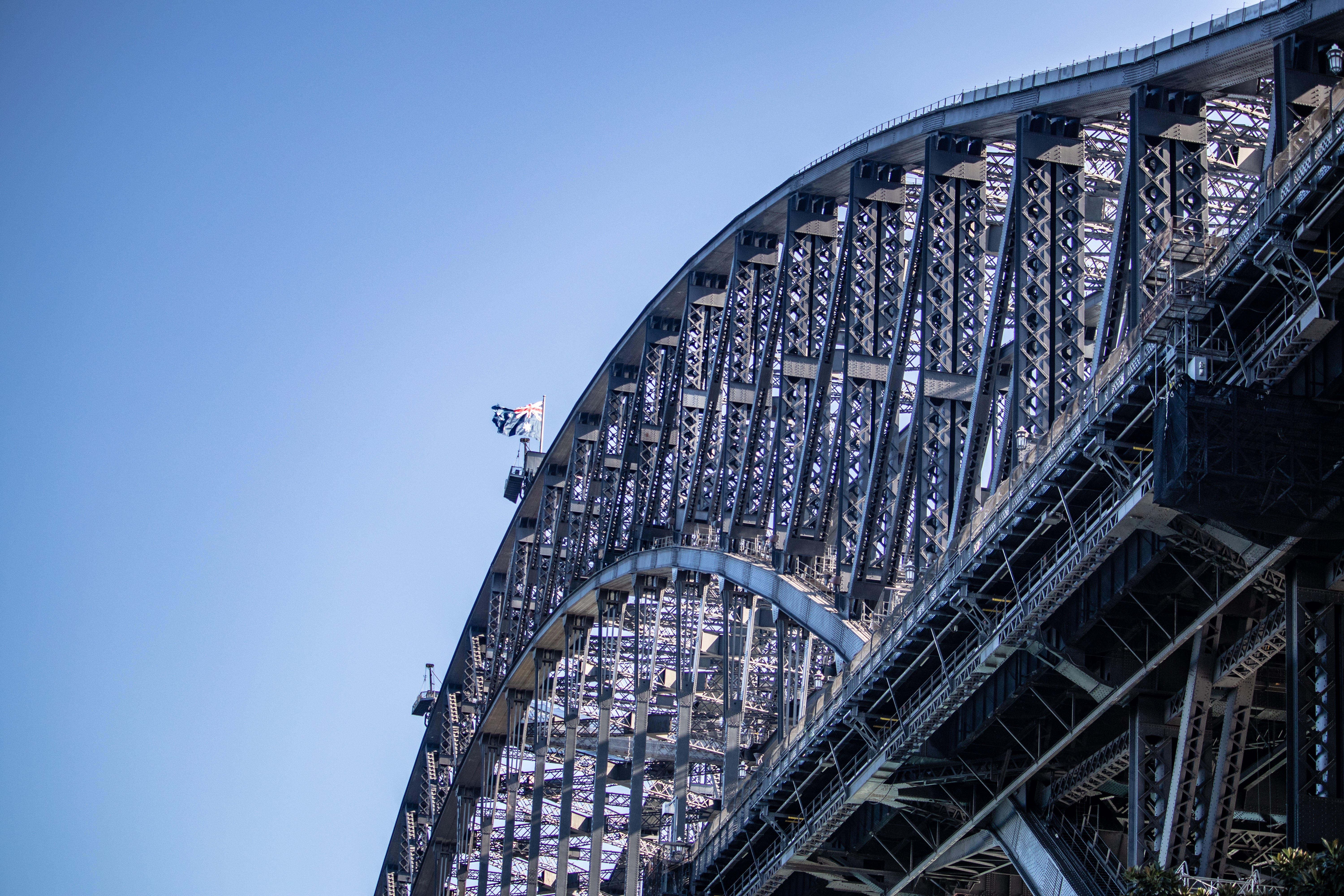 Арочный мост Австралии строительство