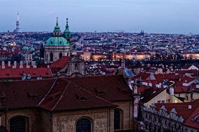 Prague roof City