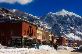 unusually beautiful Telluride Colorado Town