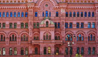 St Petersburg red architecture