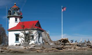 lighthouse at Point Robinson