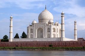 Taj Mahal water