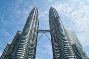 unusually beautiful Malaysia Skyscraper Building