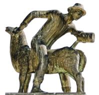 Sheep Scrubber Man statue