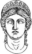 goddess hera juno greek drawing